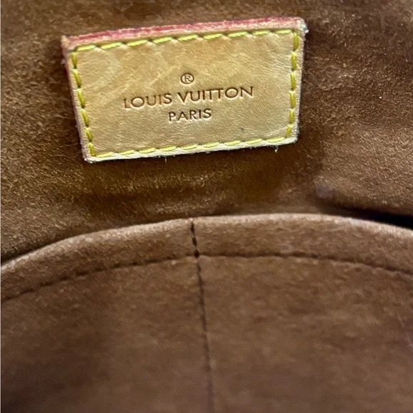 Louis Vuitton Brown and Tan Monogram Shoulder Bag - Picture 6 of 10